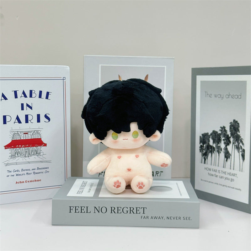 Cotton Doll with Bean Eyes - 20cm Changeable outfits Cotton Doll