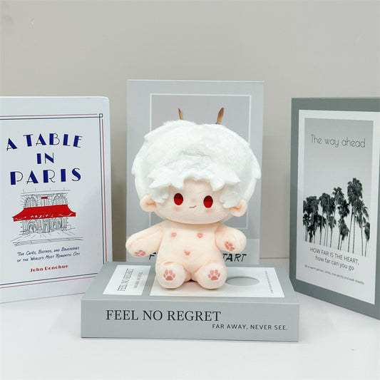 Cotton Doll with Bean Eyes - 20cm Changeable outfits Cotton Doll