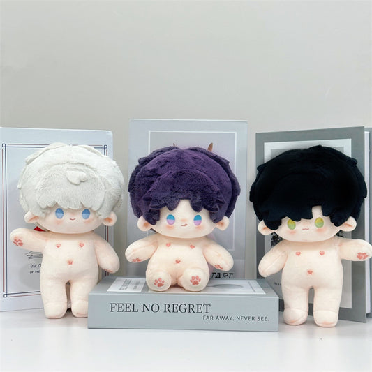 Cotton Doll with Bean Eyes - 20cm Changeable outfits Cotton Doll