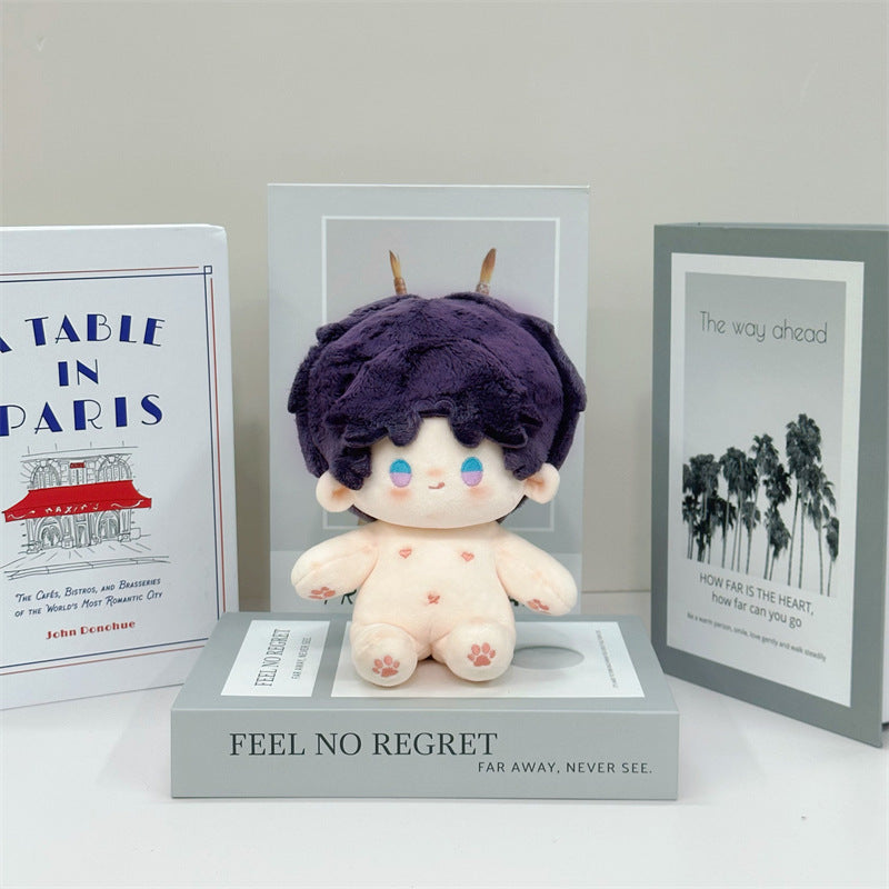 Cotton Doll with Bean Eyes - 20cm Changeable outfits Cotton Doll