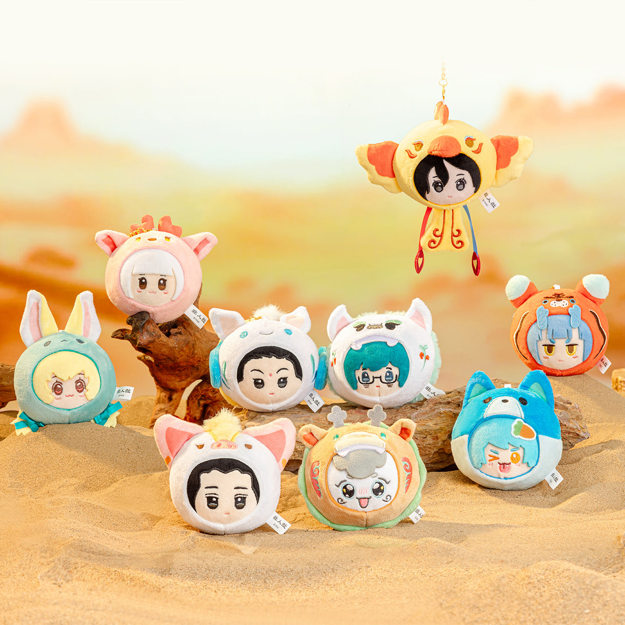 FEI REN ZAI×DUNHUANG ART-Dunhuang Cute Charm Series-Plush Blind Box