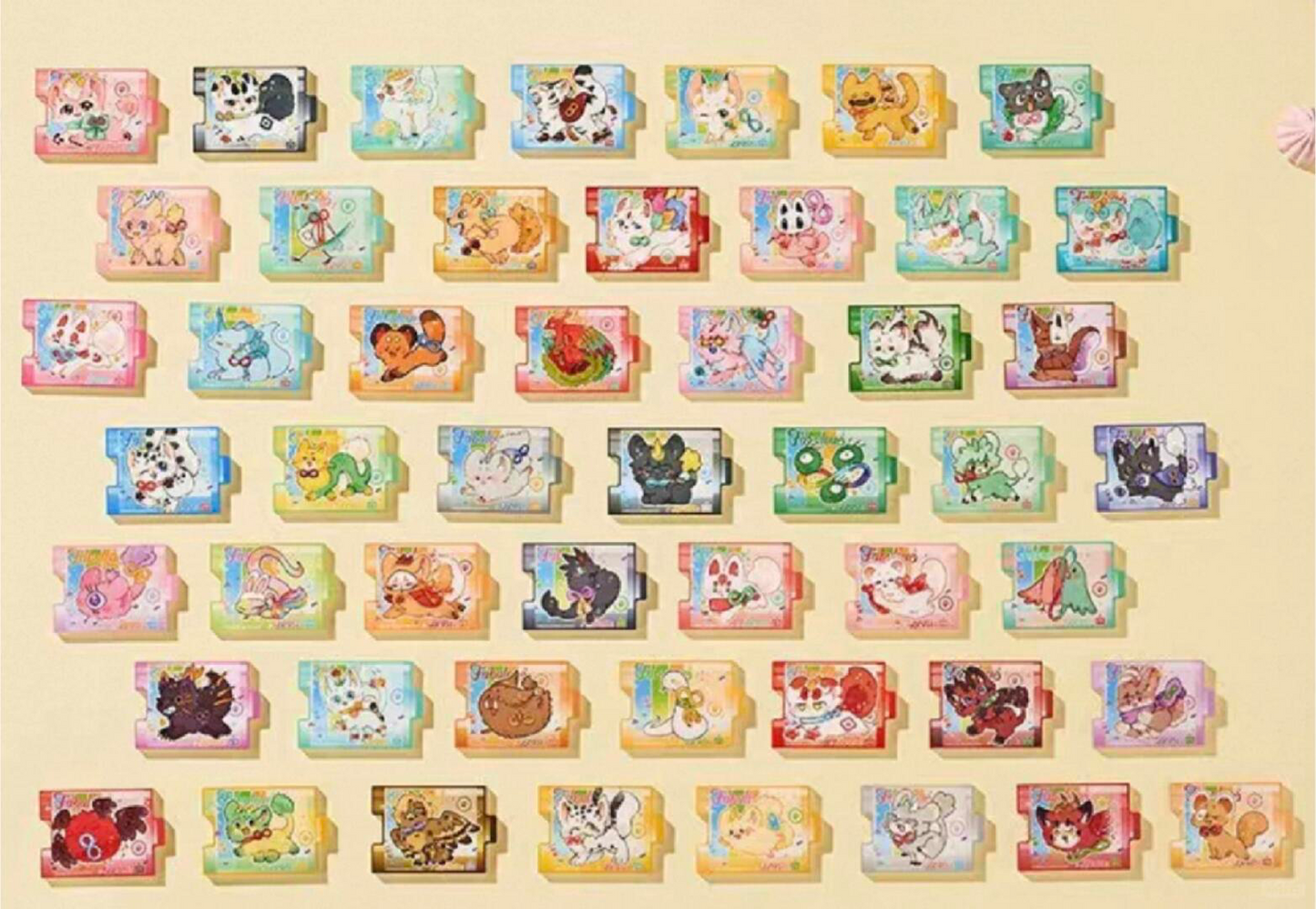 FABULOUS BEASTS-Eight Treasure Candy-Acrylic Fridge Magnet Blind Box (1/50)