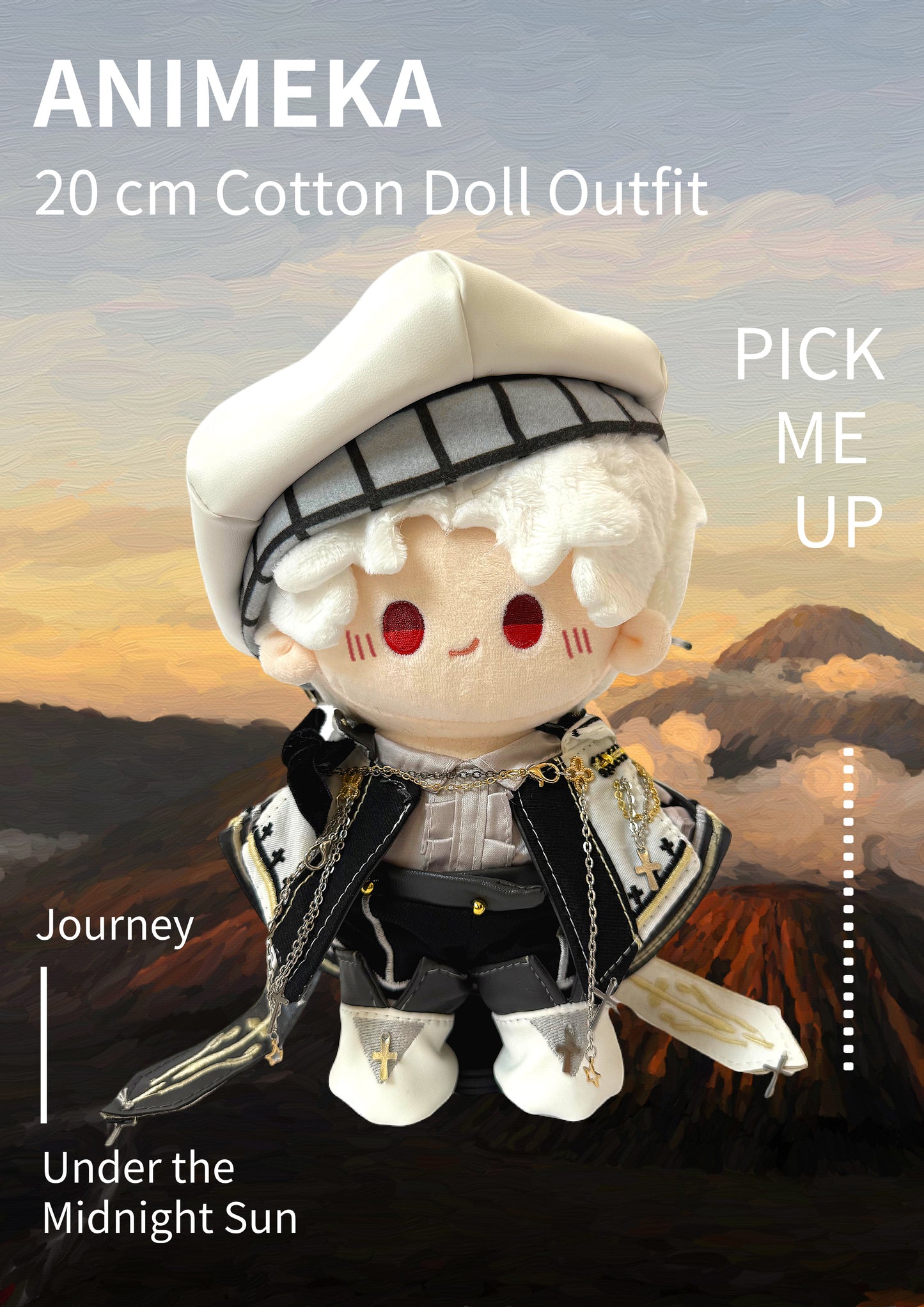 Handgemachte 20cm Plush Outfits