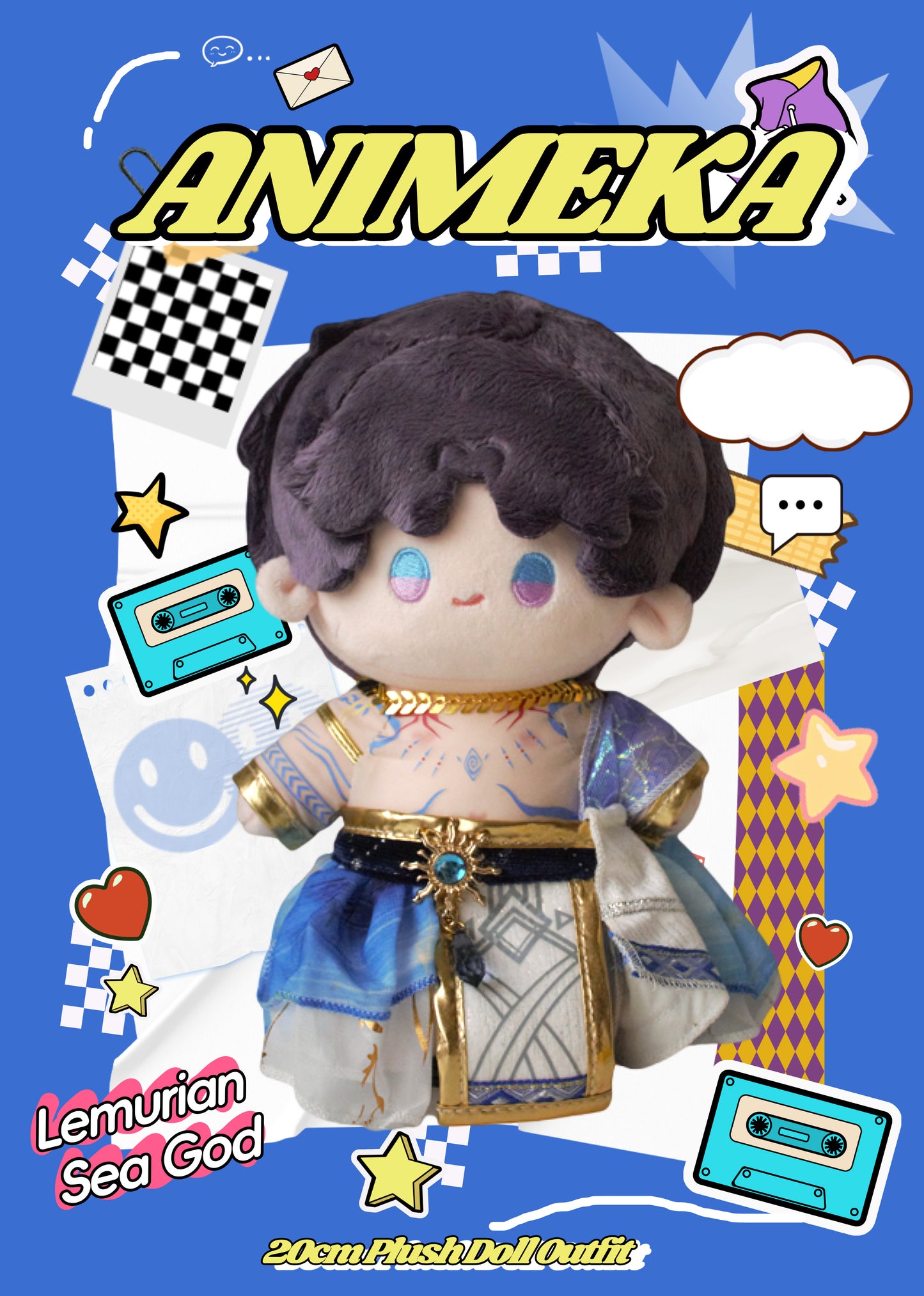 Handgemachte 20cm Plush Outfits