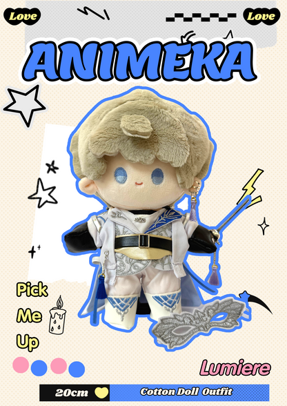 Handgemachte 20cm Plush Outfits